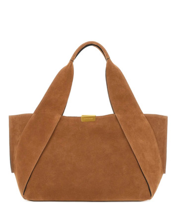Сумка-шоппер із м'якої замші GIANNI CHIARINI Vivi 11997 карамельна