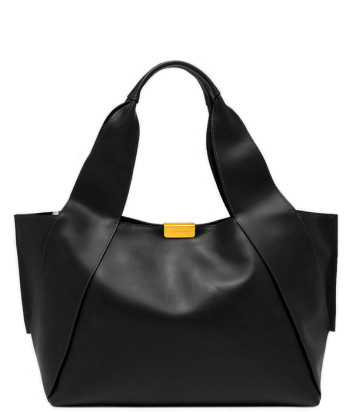 Сумка-шоппер із гладкої шкіри GIANNI CHIARINI Vivi 12207 чорна