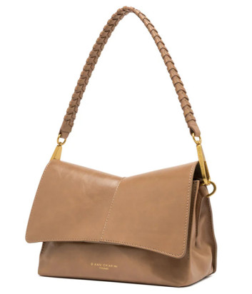 Сумка из вощеной кожи GIANNI CHIARINI Diva 11940 закрывается на клапан рыжая