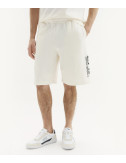 Спортивные шорты EA7 Emporio Armani 7M001329 AF17787 из дышащего хлопка молочные