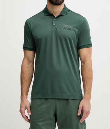 Мужское поло классического кроя EA7 Emporio Armani 7M001359 AF13862 зеленое