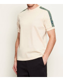 Футболка из тонкого трикотажа EA7 Emporio Armani 7M001507 AF16548 бежевая