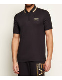 Сорочка-поло із м'якого трикотажу EA7 Emporio Armani 7M001333 AF13739 чорна