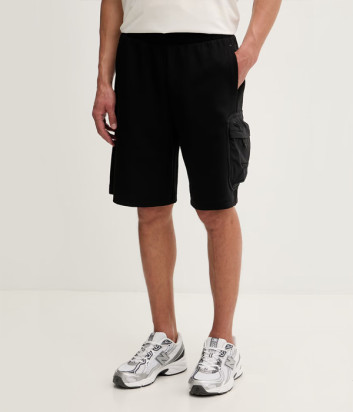 Спортивні шорти EA7 Emporio Armani 7M001588 AF12660 з кишенею чорні