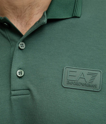 Мужское поло классического кроя EA7 Emporio Armani 7M001359 AF13862 зеленое