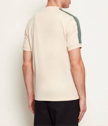 Футболка из тонкого трикотажа EA7 Emporio Armani 7M001507 AF16548 бежевая