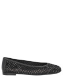 Балетки из сетчатой ​​ткани TOSCA BLU SS2613S132 с черными стразами