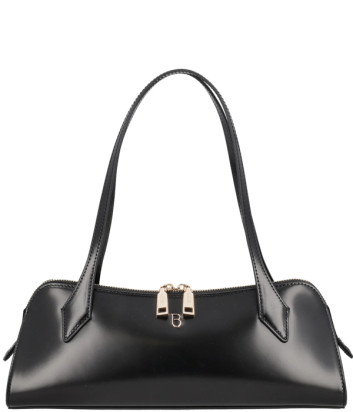 Сумка в гладкой коже TOSCA BLU Hollywood TS2638B85 минималистичный дизайн черная