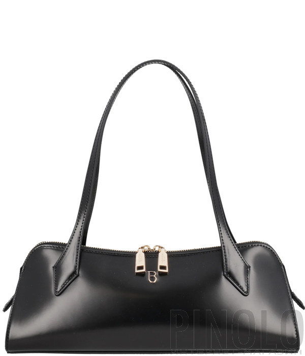 Сумка в гладкой коже TOSCA BLU Hollywood TS2638B85 минималистичный дизайн черная