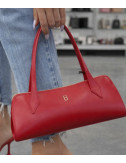Сумка в гладкой коже TOSCA BLU Hollywood TS2638B85 минималистичный дизайн красная
