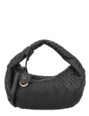 Мини-сумочка из кожи TOSCA BLU Milano TS2613B42 с плетеным дизайном черная
