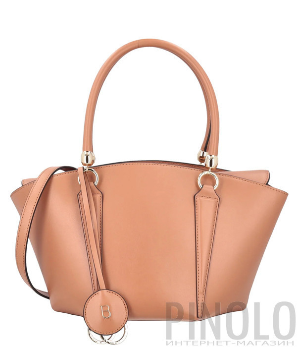 Кожаная сумка TOSCA BLU Athena TS2641B58 цвета бисквита