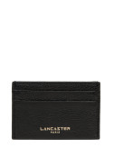 Картхолдер зі шкіри із зернистою обробкою LANCASTER Dune 129-20 чорний