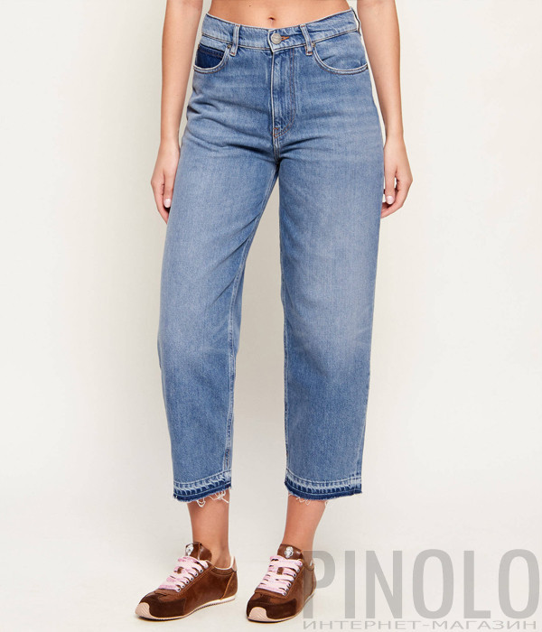 Джинсы свободного кроя PINKO 103857 A341 синие