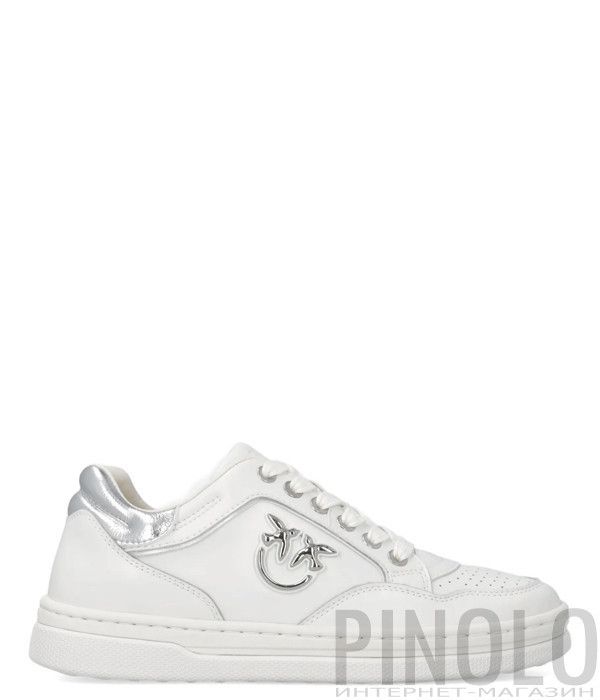 Кроссовки с логотипом PINKO MANDY 21 SS0159 P001 белые