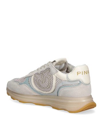 Кожаные кроссовки PINKO Zoe 18B SS0175 P084 бежевые