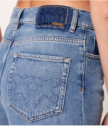 Джинсы свободного кроя PINKO 103857 A341 синие