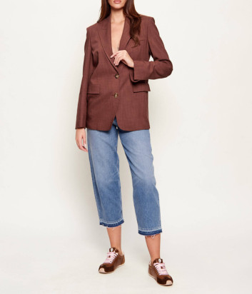 Джинсы свободного кроя PINKO 103857 A341 синие