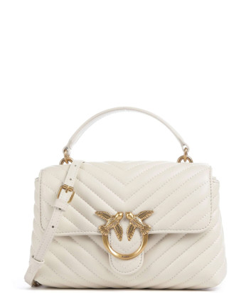 Сумка в стьобаній шкірі PINKO Love Lady Puff Mini 100044 A0GK молочна