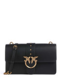 Сумка через плечо PINKO Love One Classic 105857 A0F1 с золотистой фурнитурой черная