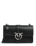 Сумка через плечо PINKO Love One Classic 105857 A0F1 с серебристой фурнитурой черная