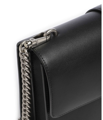 Сумка через плечо PINKO Love One Classic 105857 A0F1 с серебристой фурнитурой черная