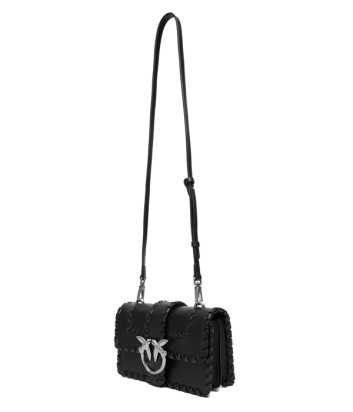 Кожаная сумка через плечо PINKO Love One Mini 100059 A2OR черная