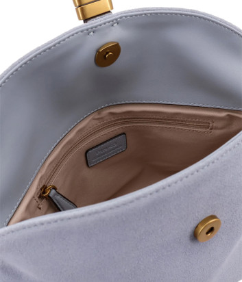 Сумка через плечо из замши PINKO 105895 A0F6 голубая