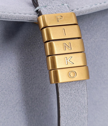 Сумка через плечо из замши PINKO 105895 A0F6 голубая