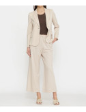 Костюм пиджак и брюки WEEKEND Max Mara WKDCARBONE-WKDMODICO бежевый