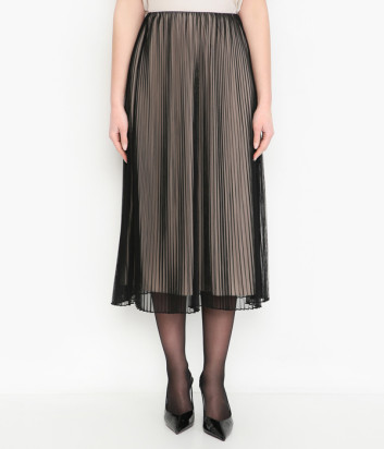 Плиссированная юбка из тюля WEEKEND Max Mara WKDBABY черная
