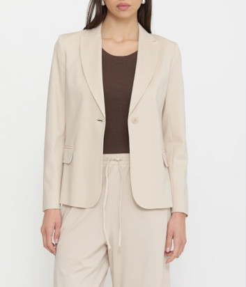 Костюм пиджак и брюки WEEKEND Max Mara WKDCARBONE-WKDMODICO бежевый