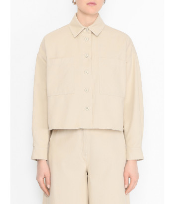 Джинсовый костюм рубашка и брюки WEEKEND Max Mara WKDRADENTE-WKDARIETE бежевый