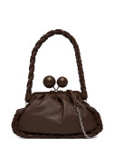 Середня сумка Pasticcino WEEKEND Max Mara WKALECITO зі шкіри наппа коричнева