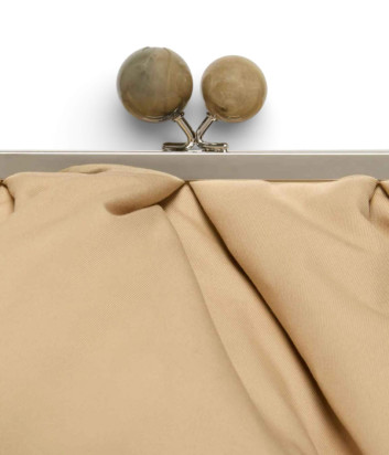 Большая сумка Pasticcino WEEKEND Max Mara WKAPIO из нейлона габардина бежевая