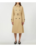 Двустороннее пальто-тренч миди WEEKEND Max Mara WKDCANASTA бежевое