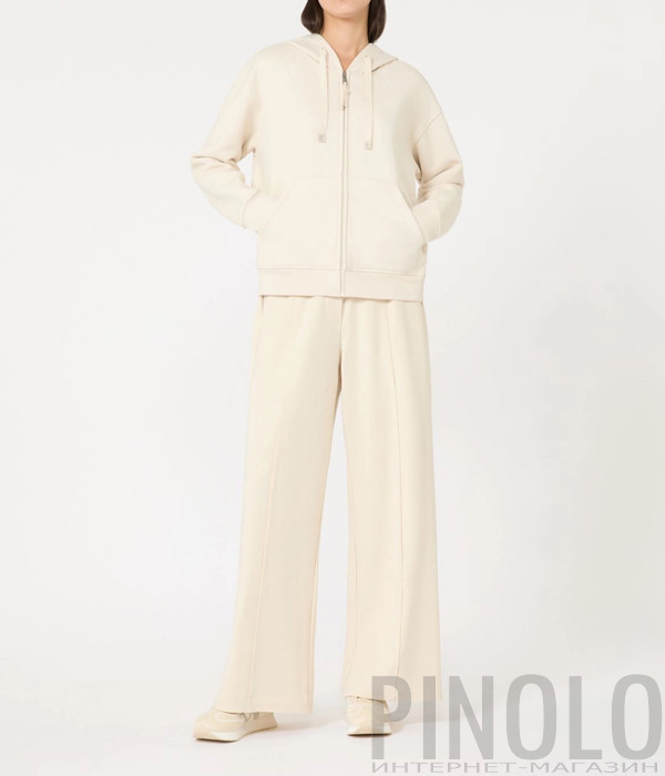 Спортивный костюм WEEKEND Max Mara CANE-FOLK толстовка и брюки бежевый