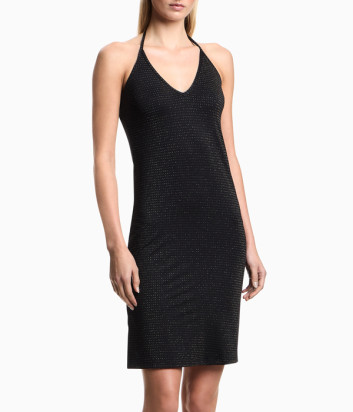 Платье EMPORIO ARMANI EW004085 AF20255 с люрексом черное
