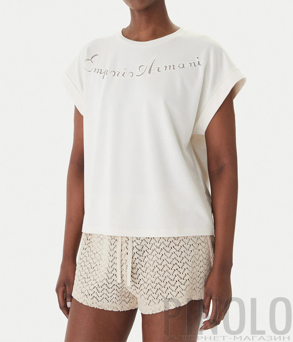 Футболка EMPORIO ARMANI EW000616 AF20243 біла