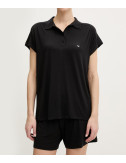 Костюм з віскози EMPORIO ARMANI EW002964 AF19024 поло та шорти чорний