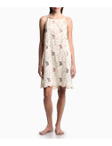 Пляжное платье с кружевным узором EMPORIO ARMANI EW004090 AF20798 белое