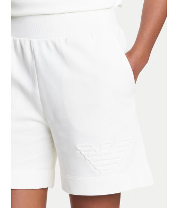 Хлопковые шорты EMPORIO ARMANI EW000778 AF12186 белые
