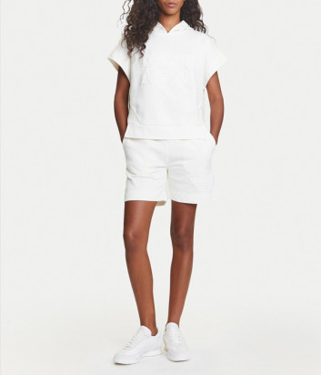 Хлопковые шорты EMPORIO ARMANI EW000778 AF12186 белые