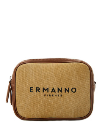 Сумка через плечо ERMANNO FIRENZE 12402194 с логотипом коричневая