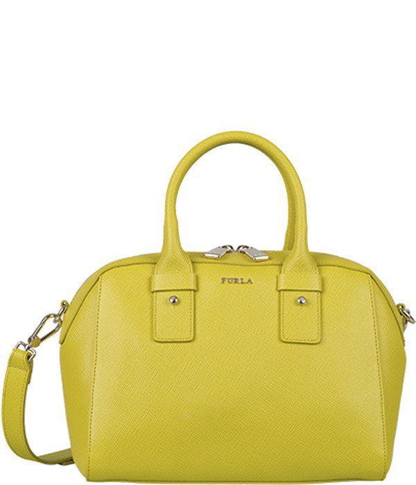 Кожаная сумка Furla Allegra 808996 средняя цвета лайма