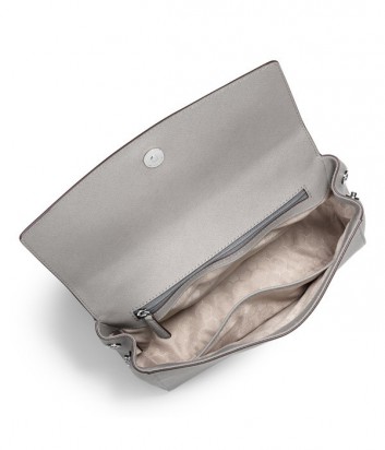 Большая сумка Michael Kors Ava из сафьяновой кожи светло-серая