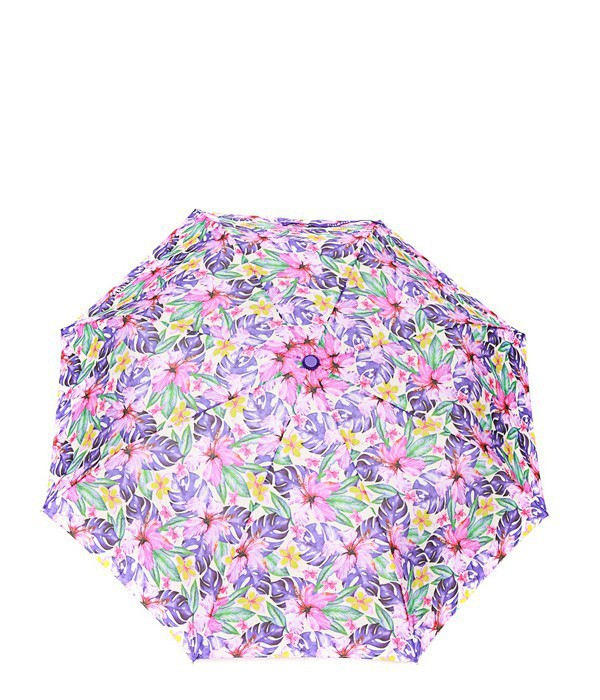 Женский зонт полуавтомат GF Ferre GR-1 фиолетовые цветы