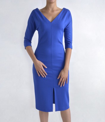 Облегающее платье Imperial в деловом стиле ярко-синее