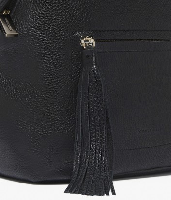 Большой рюкзак Coccinelle Leonie из мягкой кожи черный