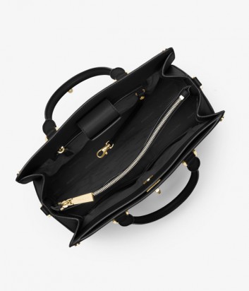 Кожаная сумка Michael Kors Sylvie черная